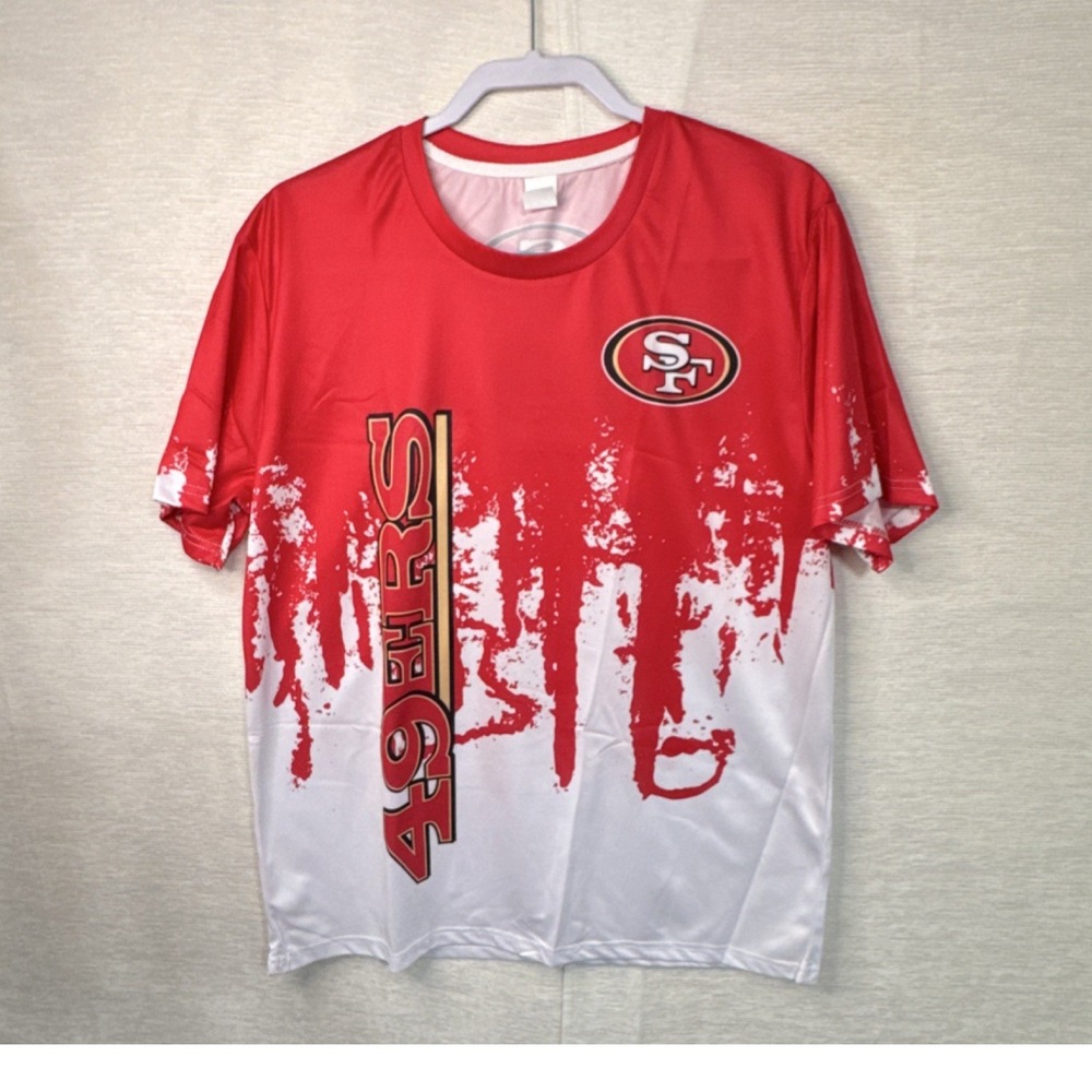 San Francisco 49ers NFL Fan Shirt Red/White National Football League